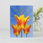 85. Überraschung Geburtstagsparty Einladung (Stehend Vorderseite)