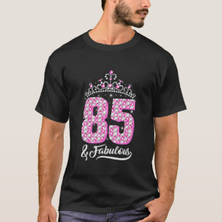 85 und fabelhafte 85. Geburtstag Diamond Crown Ges T-Shirt