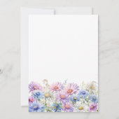 85th Birthday Party September Birth Month Flower  Einladung (Rückseite)