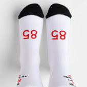 85th Birthday Socks Men Funny Socken (Oben)