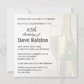 85th Geburtstags-Party - personalisierte Einladung (Rückseite)