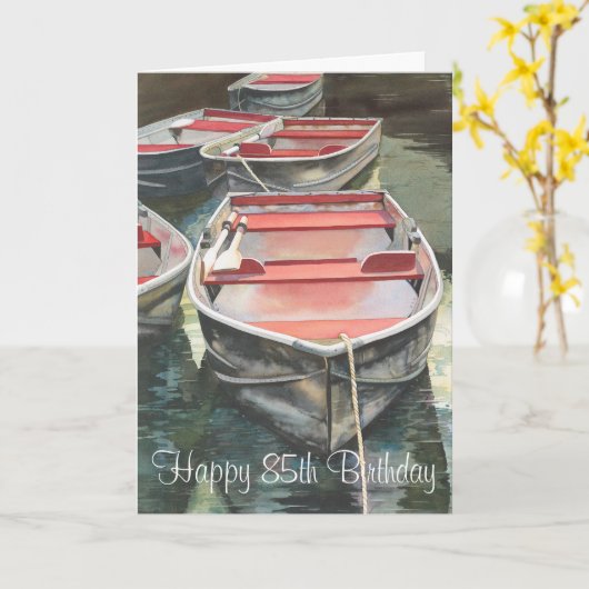 85th Geburtstagskarte Karte (Gelbe Blume)