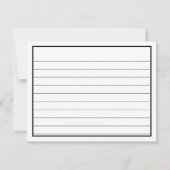 85th Thank You: Black/White Number Pattern (Rückseite)