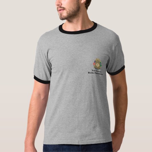 85thBadge, neuer OrleansBorder Patrouillen-Sektor T-Shirt (Vorderseite)
