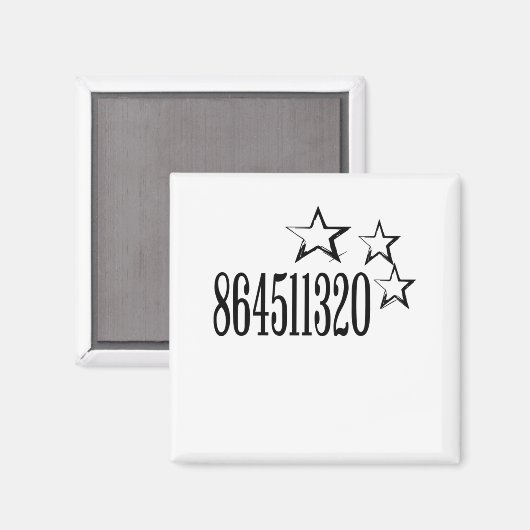 864511320 Shirt Magnet (Vorderseite/Rückseite)