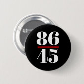 8645 Anti Trump Button (Vorne & Hinten)