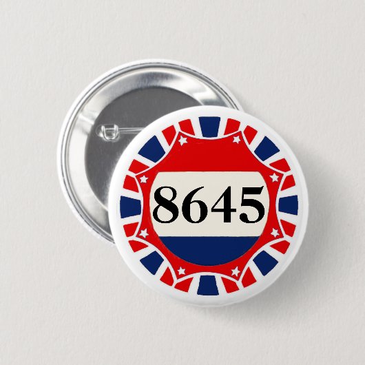8645 -- Anti-Trumpf Button (Vorne & Hinten)