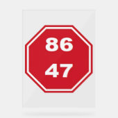 8647 ACRYLSCHILD (Vorderseite)