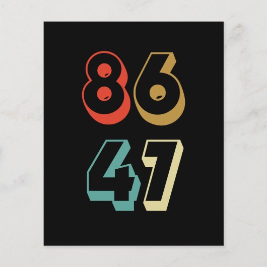 8647 Ant-Trump Flyer (Vorne)