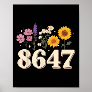 8647, Anti Trump, Feministin, Feministin, subtil, Poster