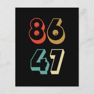 8647 Anti-Trump Flyer