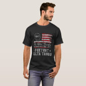 8647 Anti Trump Foxtrots Deltas Tangos Impeach 47 T-Shirt (Vorne ganz)