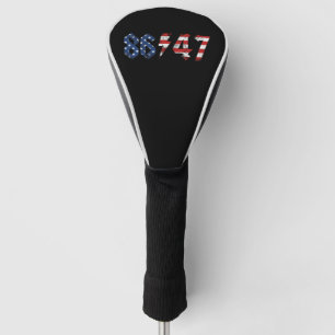 8647 Anti Trump Retro Vintag 80er Rock Style Golf Headcover