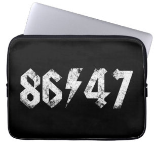 8647 Anti Trump Retro Vintag 80er Rock Style Laptopschutzhülle