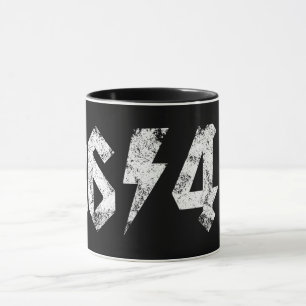 8647 Anti Trump Retro Vintag 80er Rock Style Tasse
