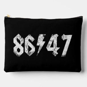 8647 Anti Trump Retro Vintag 80er Rock Style Zubehörtasche