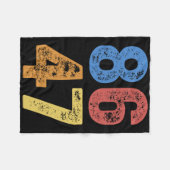 8647 Anti-Trump-Subtle-Resist-Protest Fleecedecke (Vorderseite (Horizontal))
