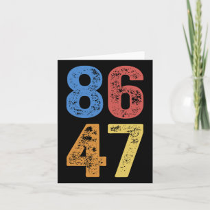 8647 Anti-Trump-Subtle-Resist-Protest Karte