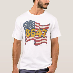 8647 Anti-Trump-Widerstand  T-Shirt