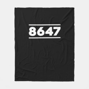 8647 - Antifaschismus Design Klassisches Design Fleecedecke