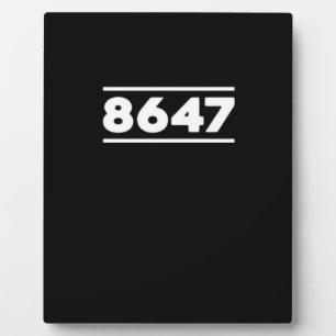 8647 - Antifaschismus Design Klassisches Design Fotoplatte