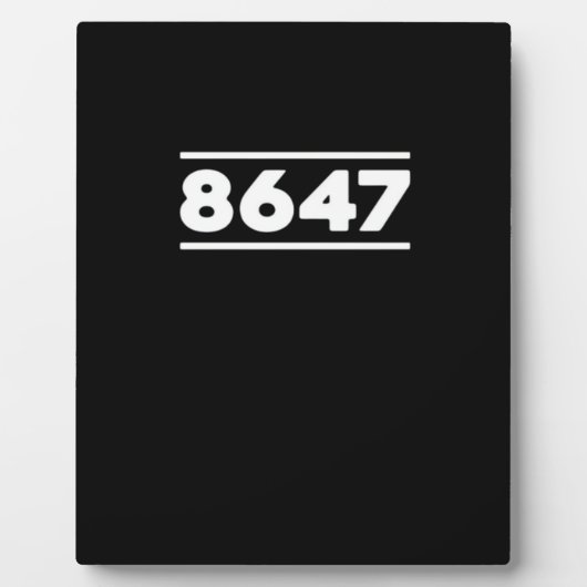 8647 - Antifaschismus Design Klassisches Design Fotoplatte (Vorderseite)