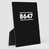 8647 - Antifaschismus Design Klassisches Design Fotoplatte (Seite)