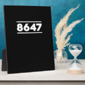8647 - Antifaschismus Design Klassisches Design Fotoplatte (Seite)