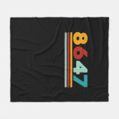 8647 - Antifascism Design Classic Creative Style Fleecedecke (Vorderseite (Horizontal))