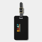 8647 - Antifascism Design Classic Creative Style Gepäckanhänger (Vorderseite vertikal)