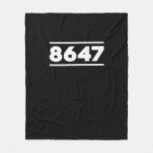 8647 - Antifascism Design Classic Design Fleecedecke (Vorderseite)