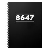 8647 - Antifascism Design Classic Design Notizblock (Vorderseite)