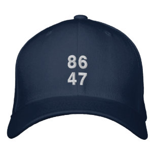 8647 ANTITRUMP BESTICKTE BASEBALLKAPPE