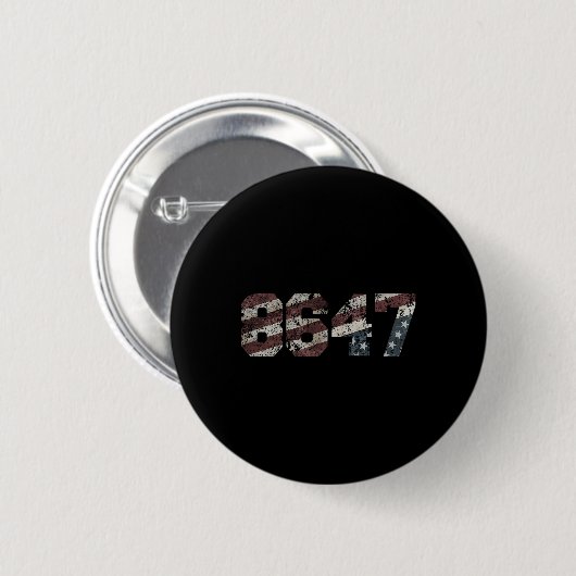 8647 Flag-Stil Button (Vorne & Hinten)