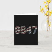8647 Flag-Stil Karte (Gelbe Blume)