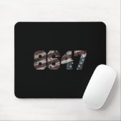 8647 Flag-Stil Mousepad (Mit Mouse)