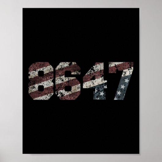 8647 Flag-Stil Poster (Vorne)