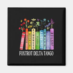 8647 Foxtrots Tangos Deltas Book Blume Resist Boo Magnet