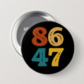 8647 gegen Trump Button (Vorne & Hinten)