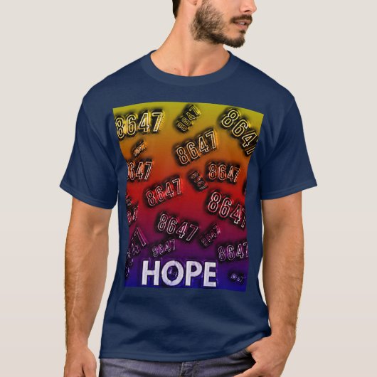 8647 HOPE, fokussiert T-Shirt (Vorderseite)