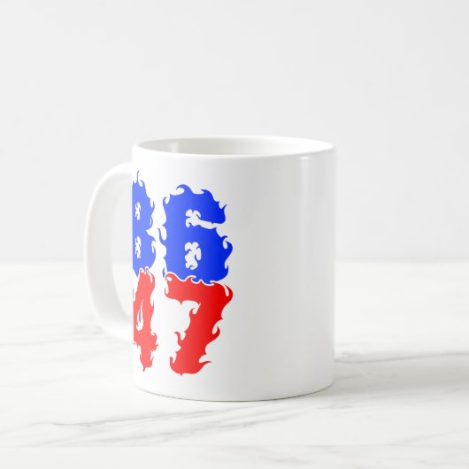 8647 Impeach Trump 47 Kaffeetasse (Vorderseite Links)