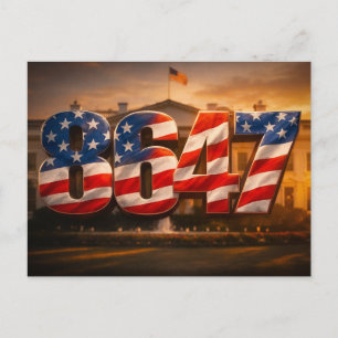 8647: Kühner Amerikanischer Widerstand Postkarte