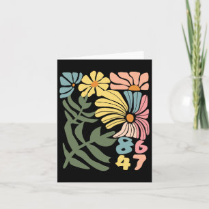 8647 Resist Subtle Floral Foxtrot Delta Tango Prot Karte