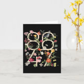 8647 Resist Subtle Floral Foxtrot Delta Tango Prot Karte (Gelbe Blume)