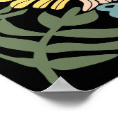 8647 Resist Subtle Floral Foxtrot Delta Tango Prot Poster (Ecke)