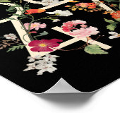 8647 Resist Subtle Floral Foxtrot Delta Tango Prot Poster (Ecke)