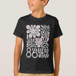 8647 Resist Subtle Floral Foxtrot Delta Tango Prot T-Shirt