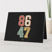 8647 Retro 86 47 Karte (Rückseite)