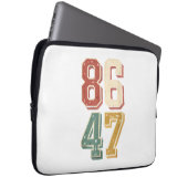 8647 Retro 86 47 Laptopschutzhülle (Vorne Rechts)