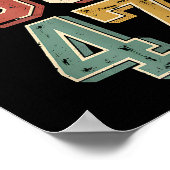 8647 Retro 86 47 Poster (Ecke)